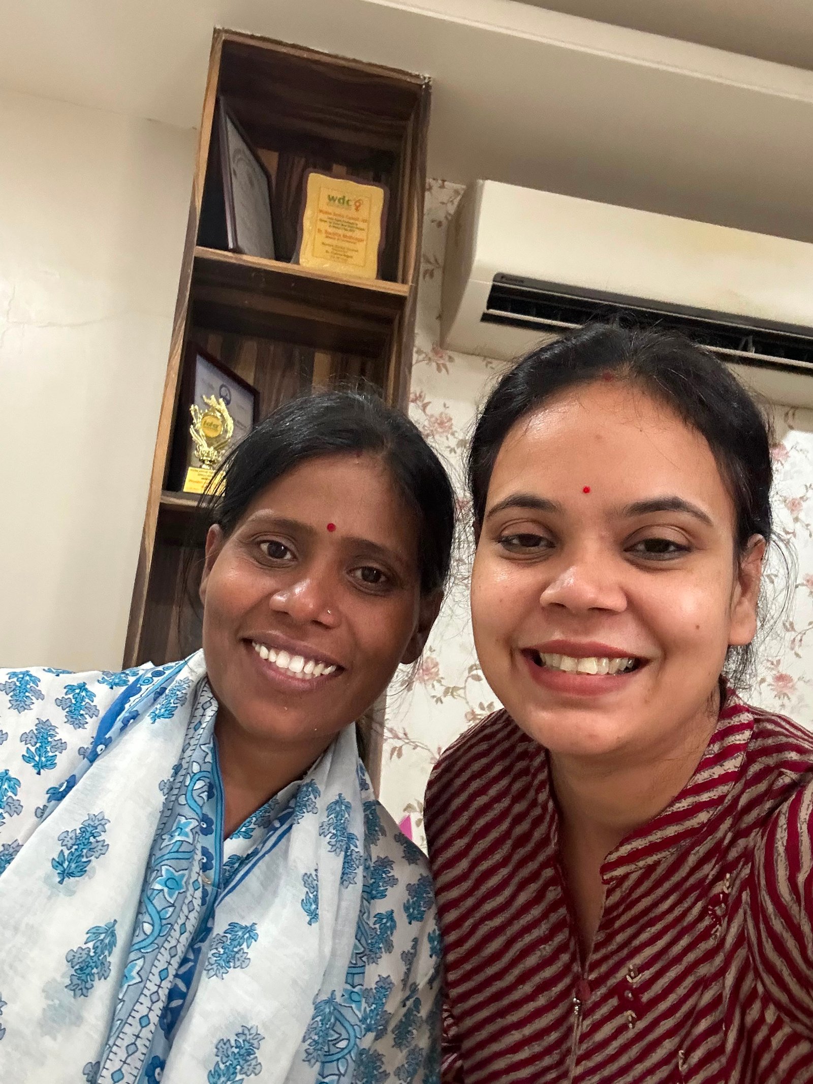 Patient smiling with Dr. Ruchita Bhatnagar